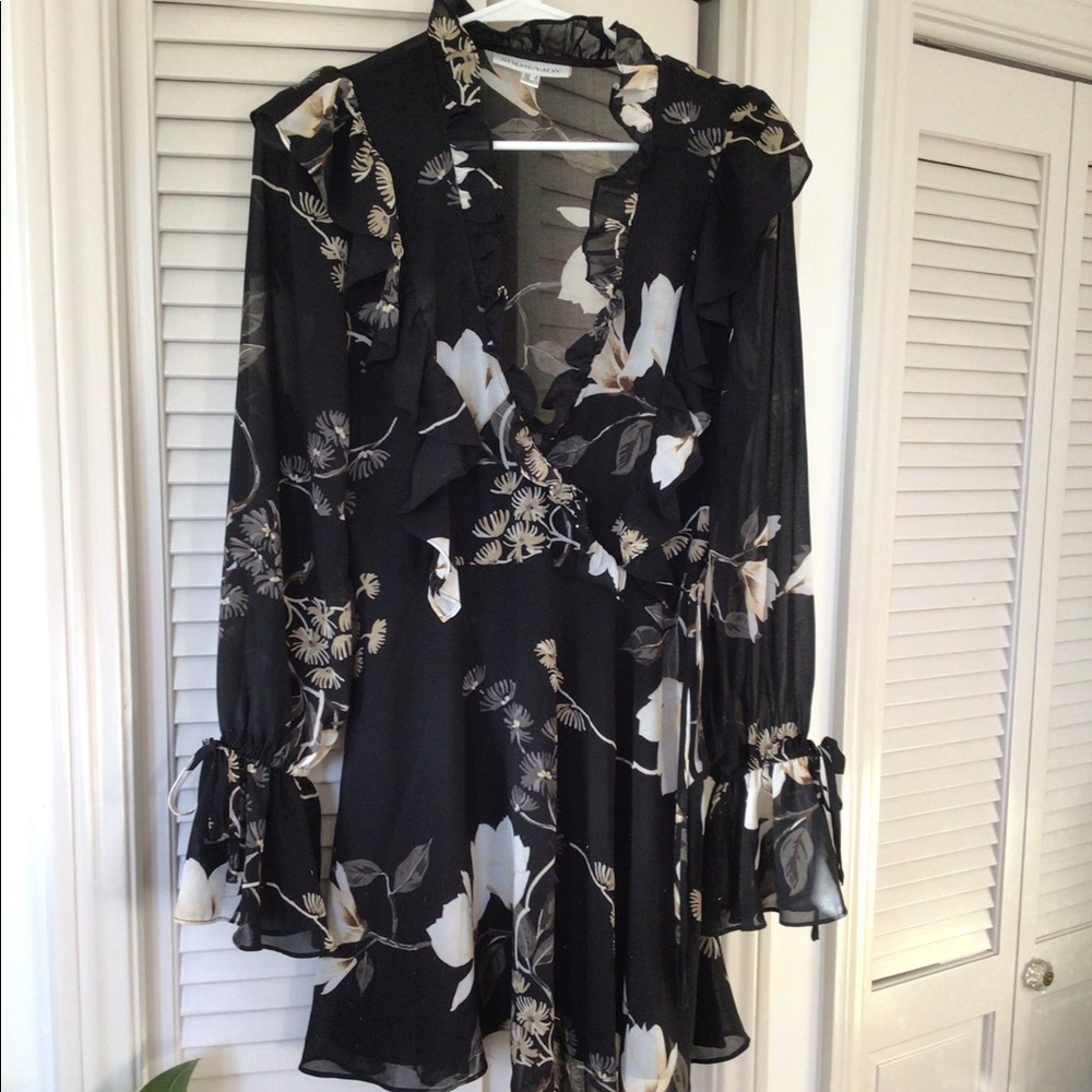 Shona Joy Wrap Mini Dress